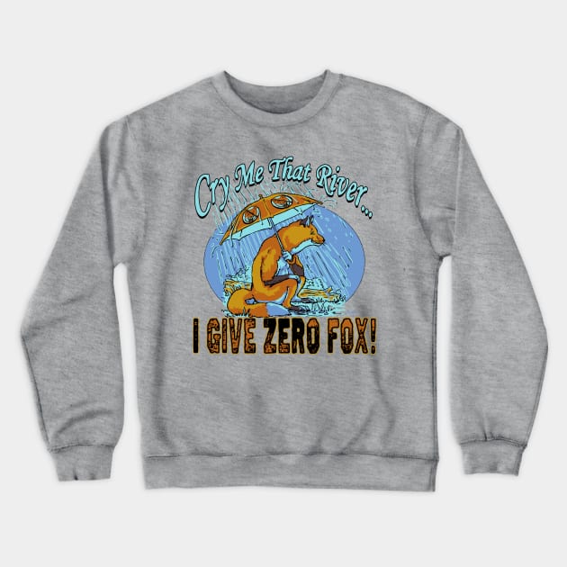 Zero Fox Umbrella Crewneck Sweatshirt by Mudge